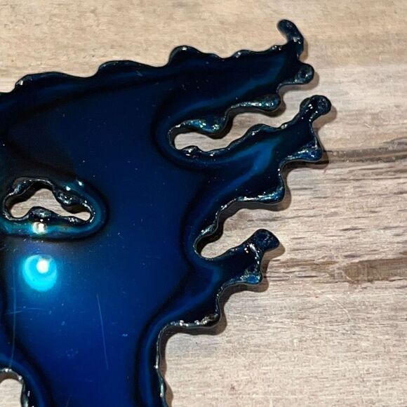 Original Brooch By David Wright Custom Made From ChromePlate NWT - Picture 2 of 7